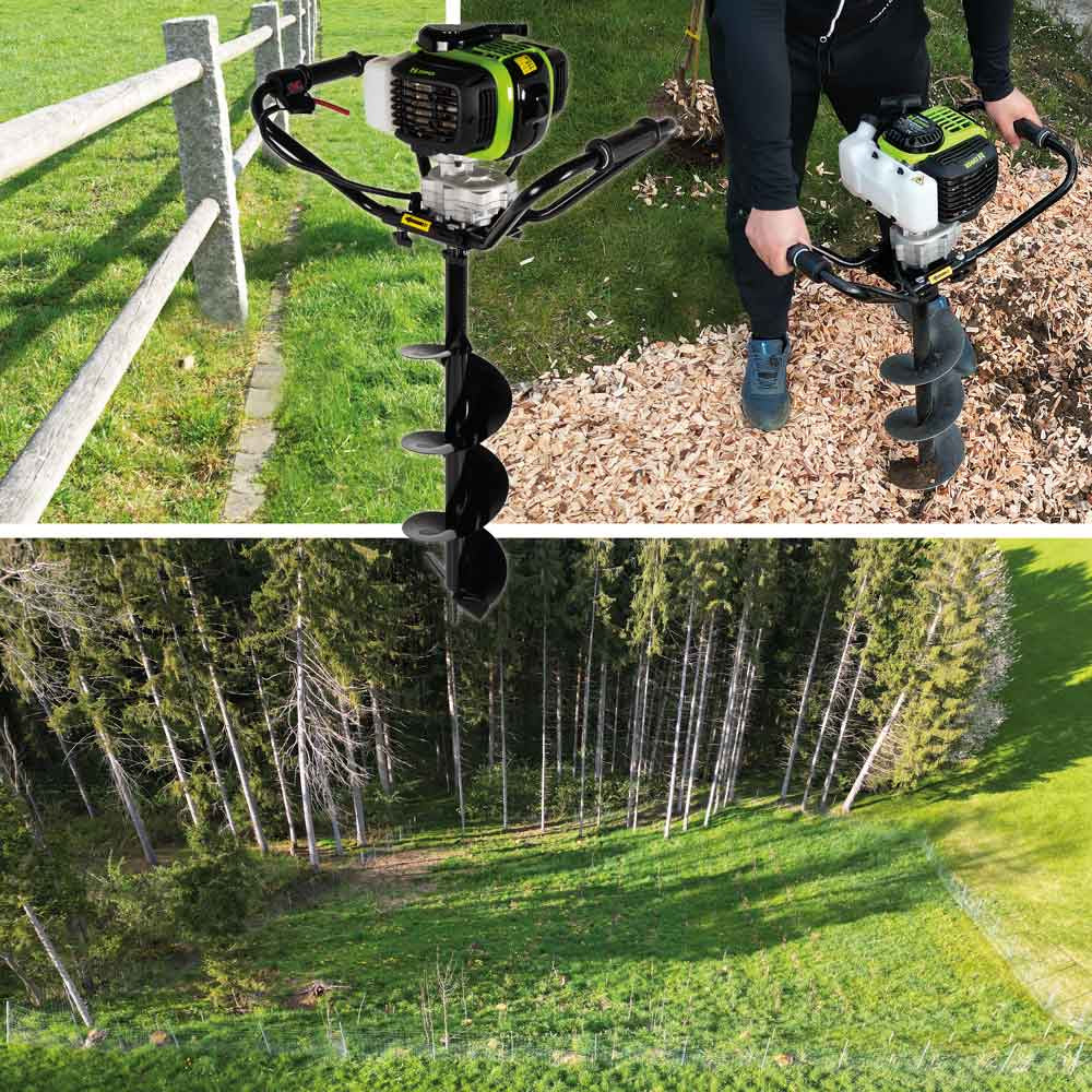 Zipper ZI-ELB380 - Trivella trapano a scoppio da terra 