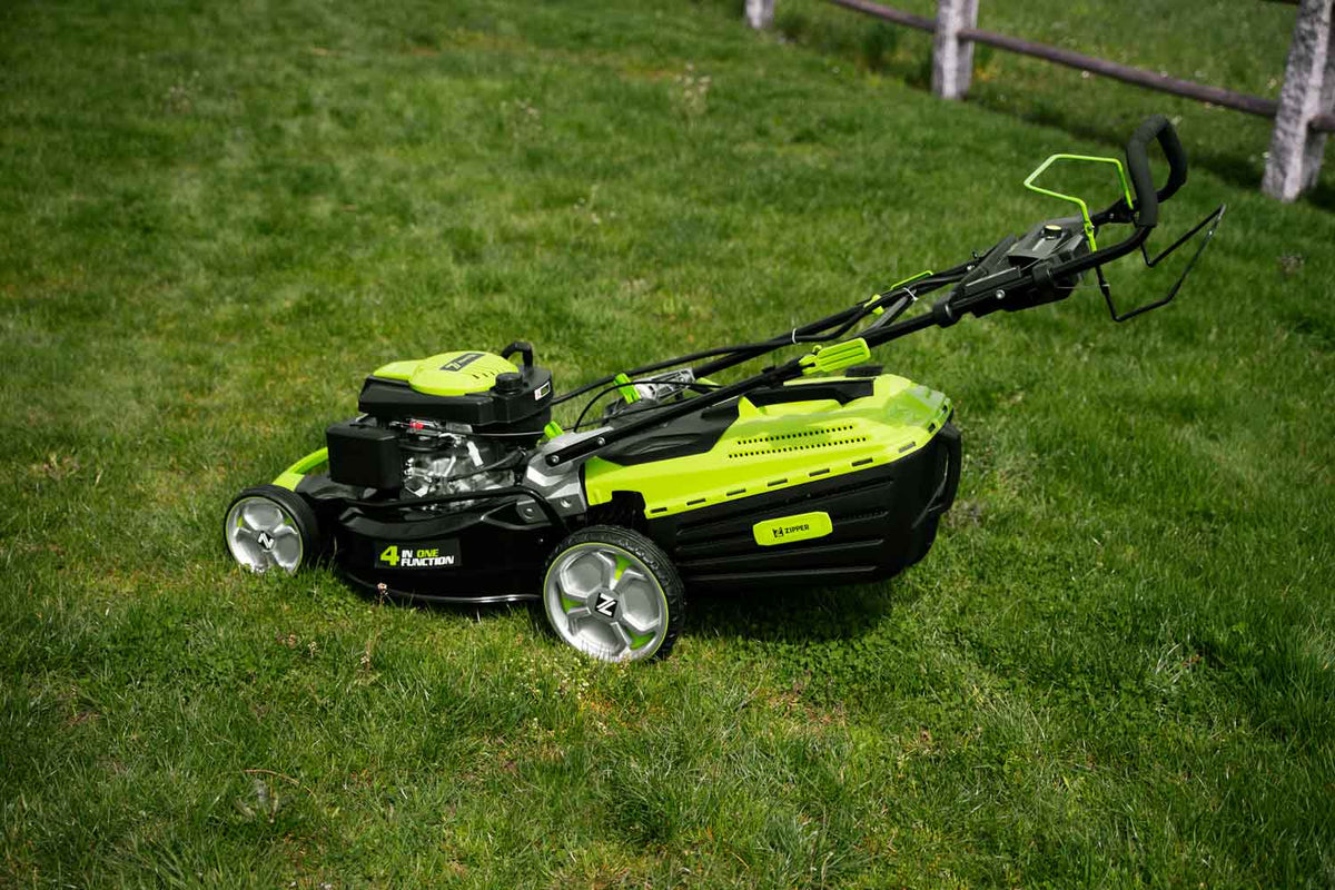 Zipper ZI-BRM52EST - Rasaerba a scoppio 173 cc motore 4 tempi con avviamento elettrico