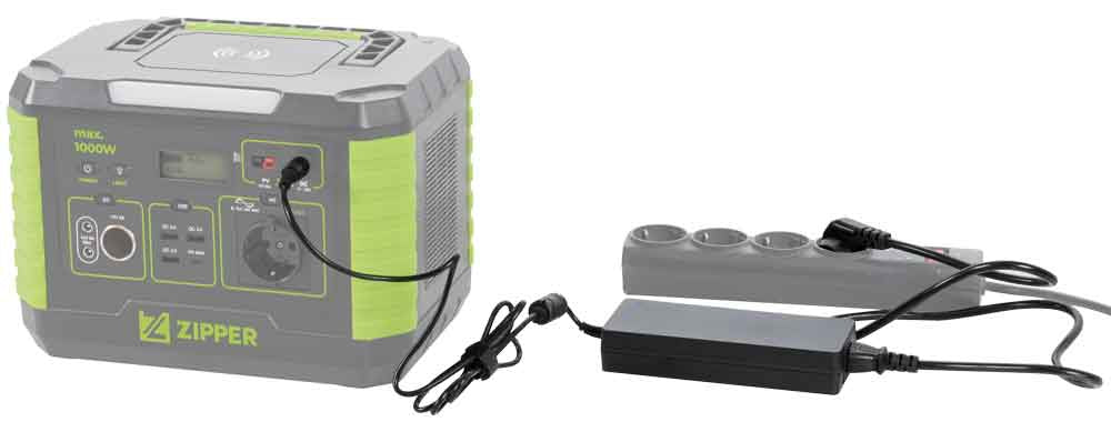 Zipper ZI-PS1000 - Generatore di corrente portatile a batteria - 1000W