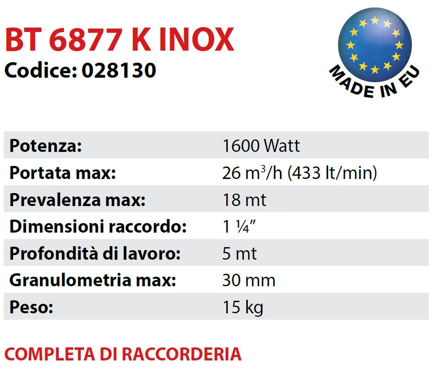 ELPUMPS BT 6877 K INOX 028130