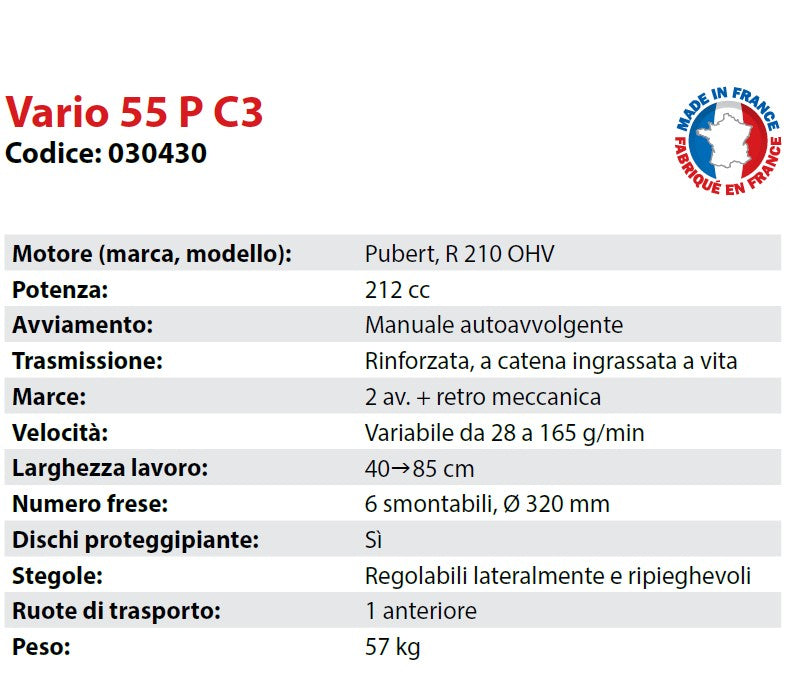 PUBERT VARIO 55 P C3 030430