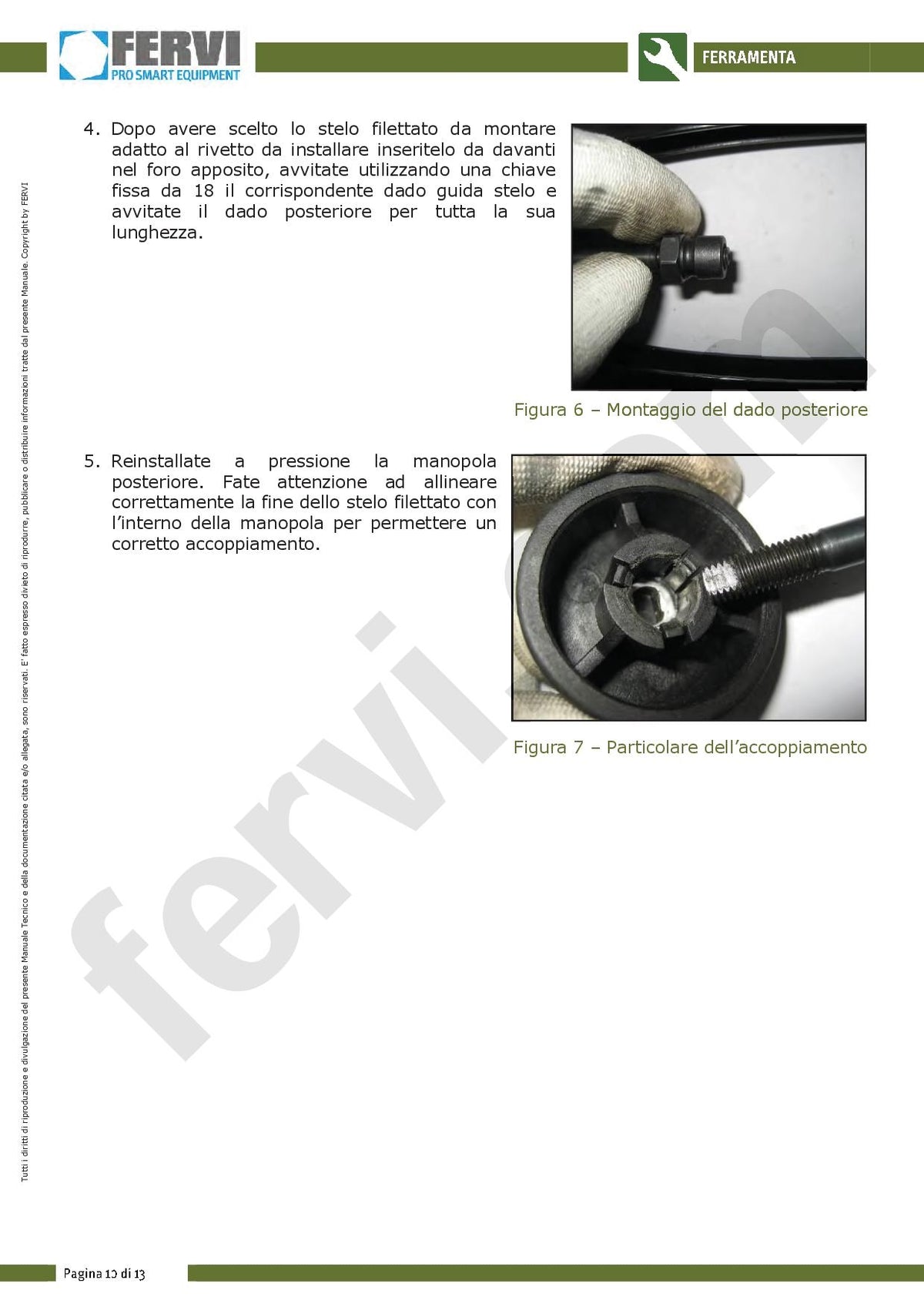 Fervi 0455 - Rivettatrice a doppia leva per inserti filettati