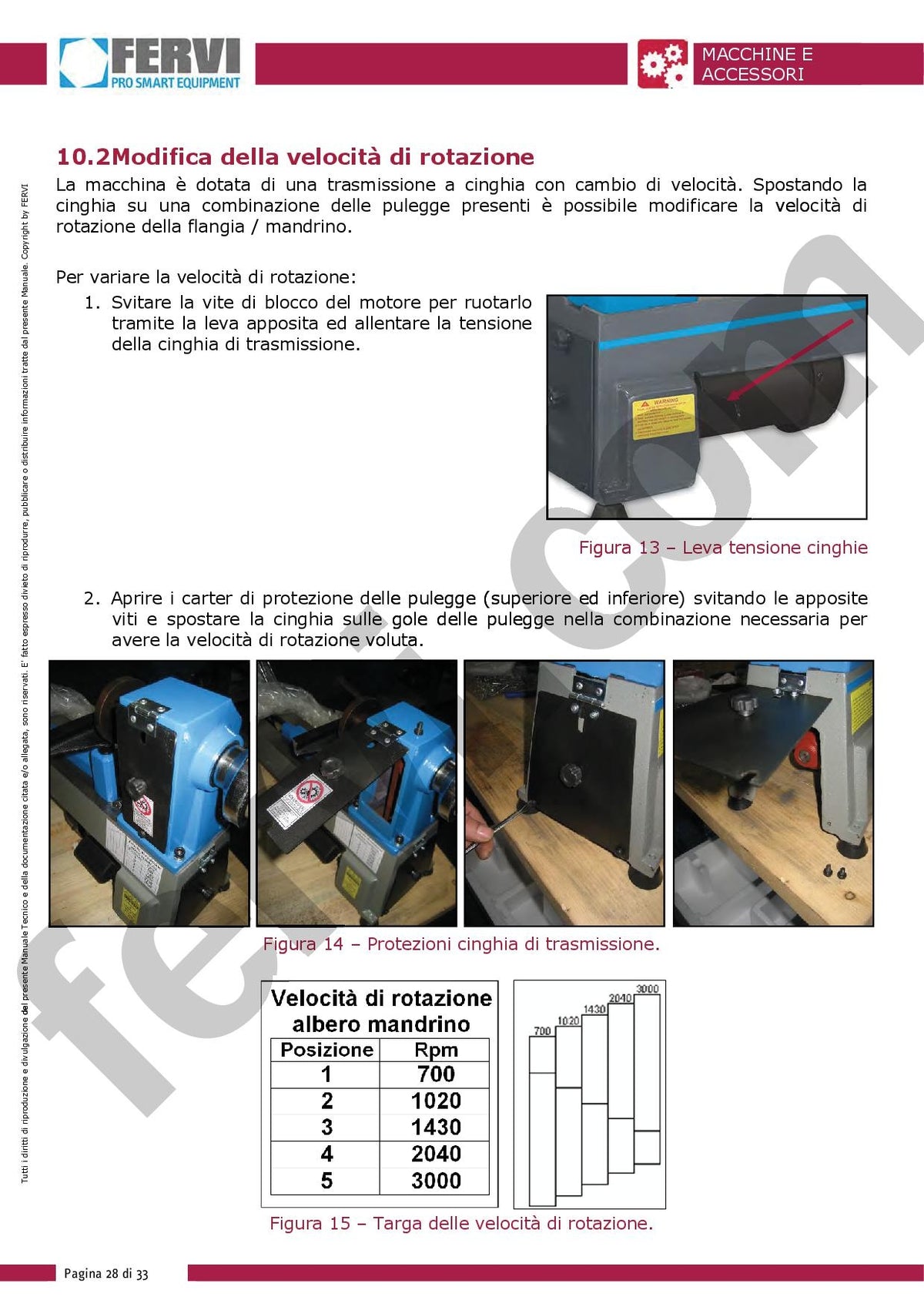 Fervi 0497/300 - Tornio per legno