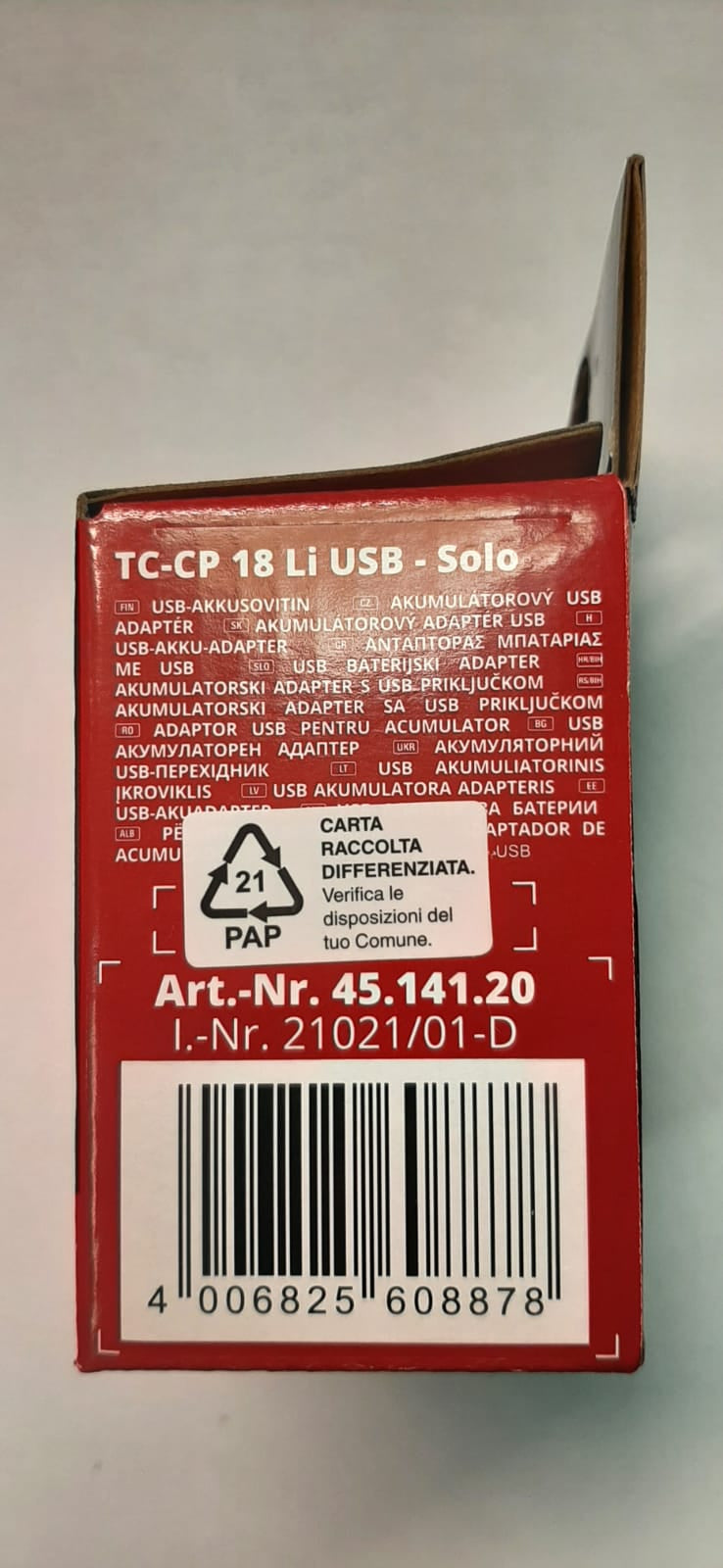 Einhell EINHELL 4514120 ADATTATORE TC-CP 18 LI USB-SOLO