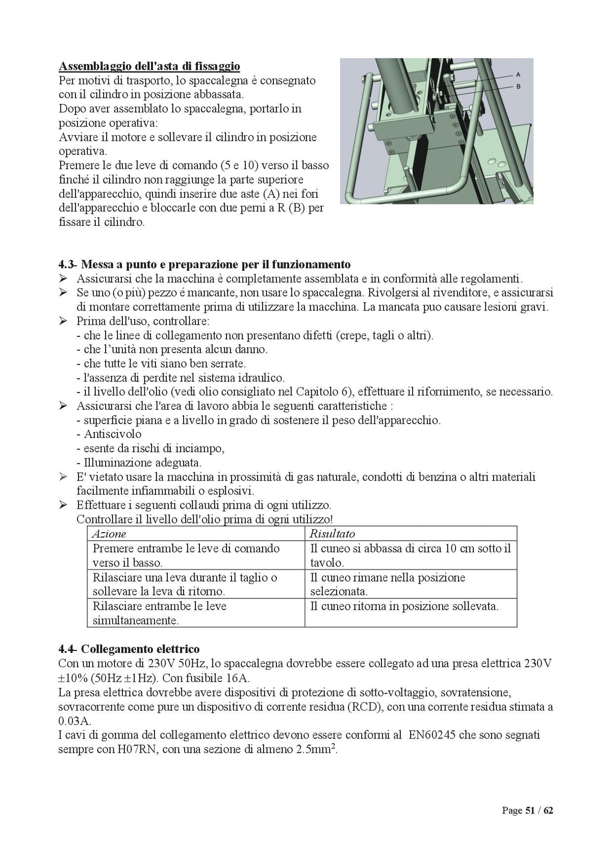Ribiland PREHLS8T/VN - Spaccalegna elettrico verticale 8 tonnellate 3000 W