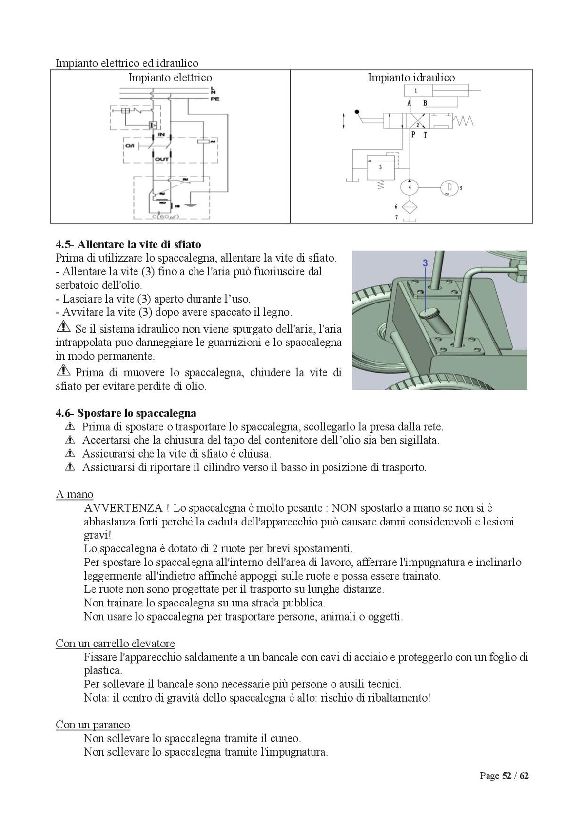 Ribiland PREHLS8T/VN - Spaccalegna elettrico verticale 8 tonnellate 3000 W