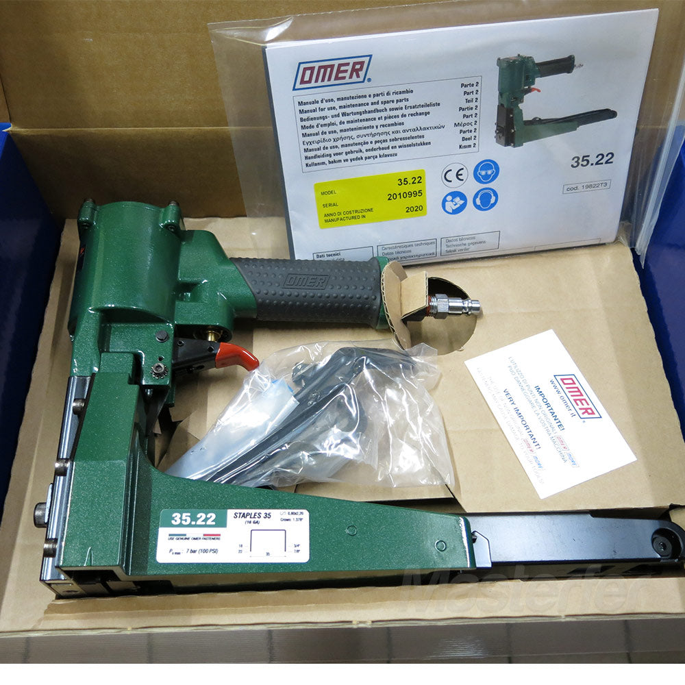 Graffettatrice pneumatica Omer 35.22 per imballaggio