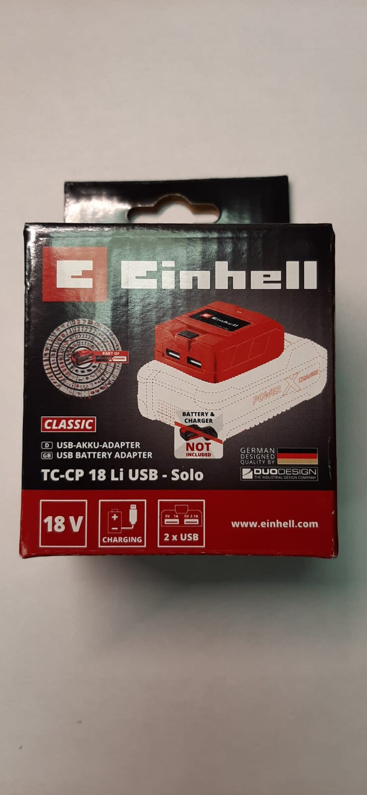 Einhell EINHELL 4514120 ADATTATORE TC-CP 18 LI USB-SOLO