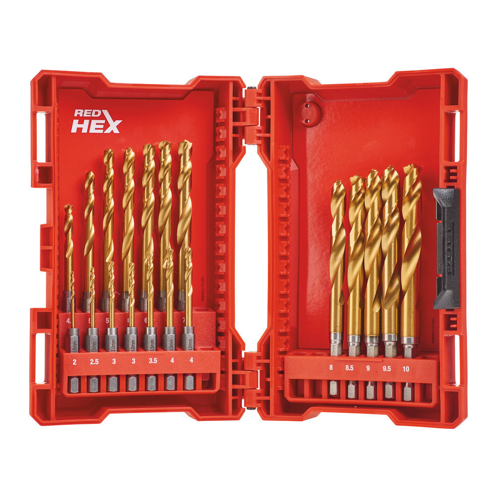 Milwaukee Set di 19 punte metallo hss-g titanio shockwave - 48894760