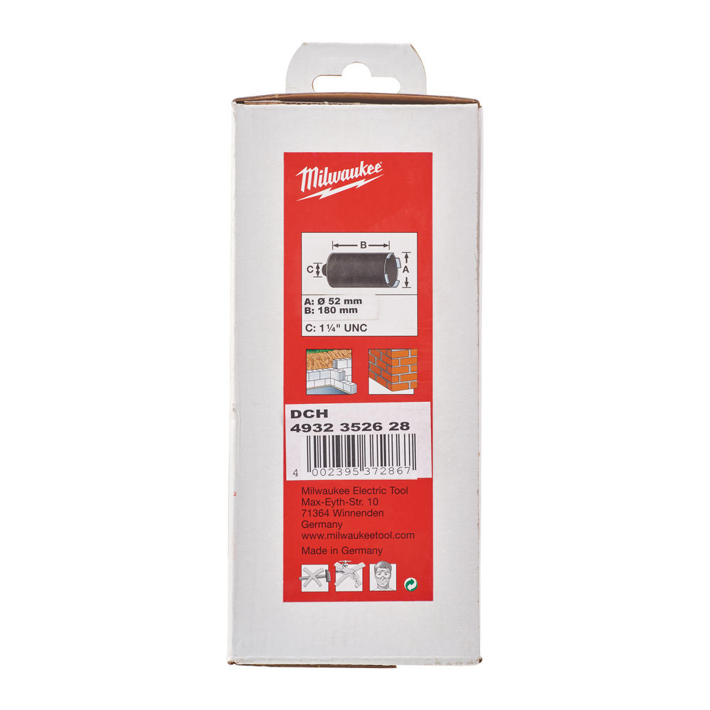 Milwaukee DCG 150-52 - Carotatrice a secco senza estrazione polveri - diametro 52 mm
