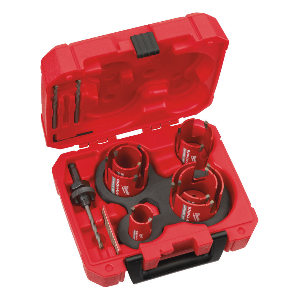 Milwaukee 4932464939 - Set seghe a tazza multimateriale BIG HAWG - 10 pezzi 