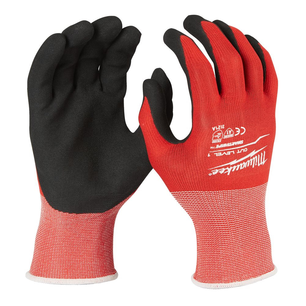 Guanti Milwaukee antitaglio cat. A spalmati in nitrile