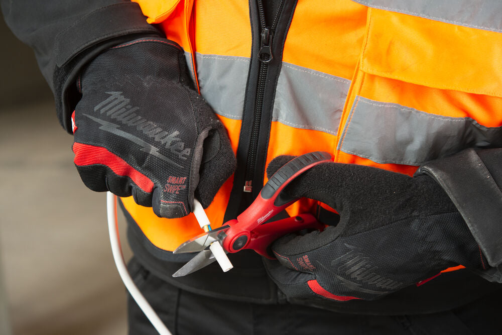 Milwaukee 4932478620 - Forbici per elettricisti con custodia