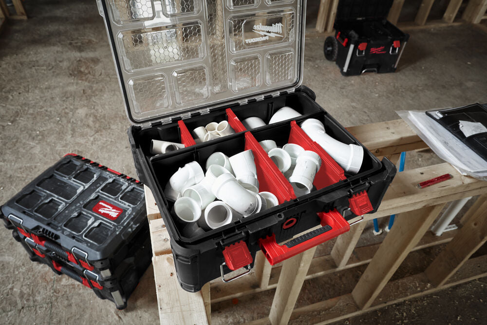 Milwaukee 4932478625 - Cassetta portautensili per attrezzi Packout Organizer XL