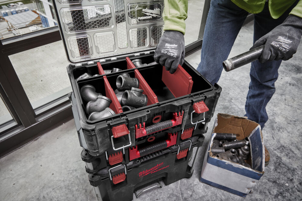 Milwaukee 4932478625 - Cassetta portautensili per attrezzi Packout Organizer XL
