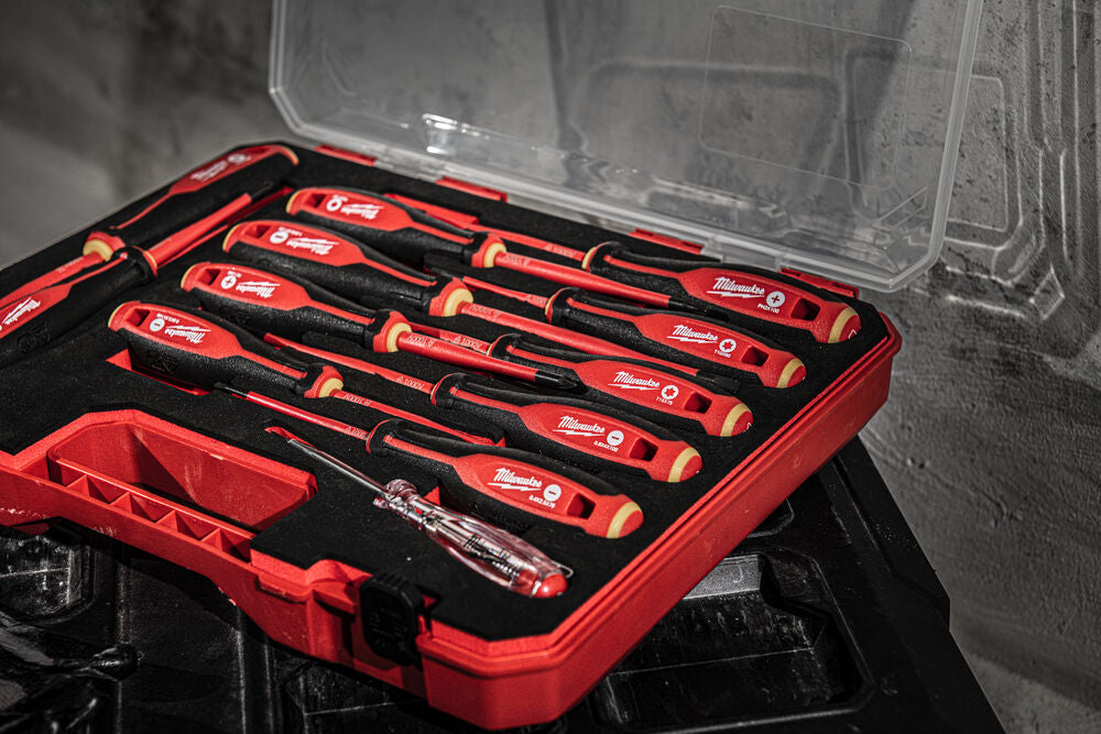 Milwaukee 4932479095 - Set giraviti isolati per elettricisti 1000V