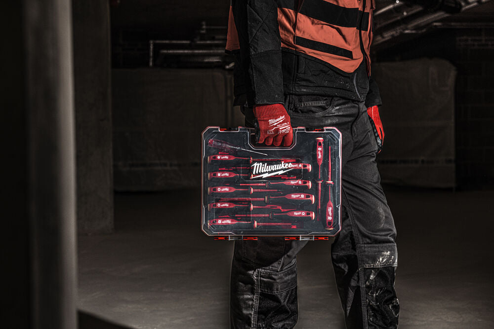Milwaukee 4932479095 - Set giraviti isolati per elettricisti 1000V