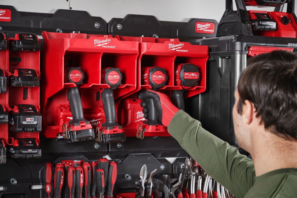 Milwaukee Packout starter kit a parete - sistema porta attrezzi a parete - 4932493620
