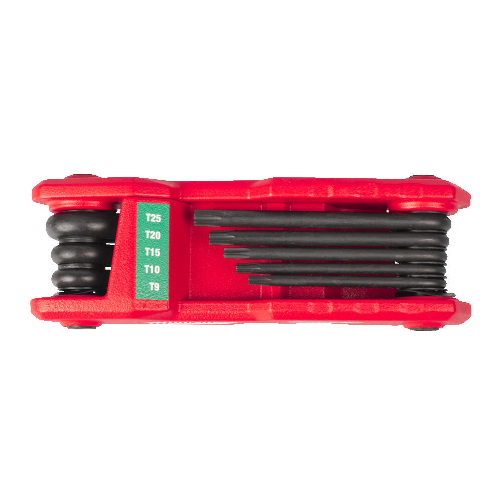 Milwaukee 4932480979 - Set chiavi Torx pieghevoli - 8 pezzi