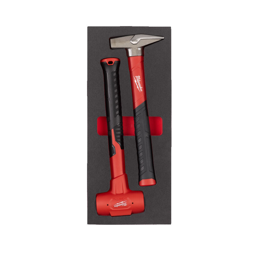 Milwaukee 4932493253 - Termoformato modulo morbido per cassettiere completo di martelli 