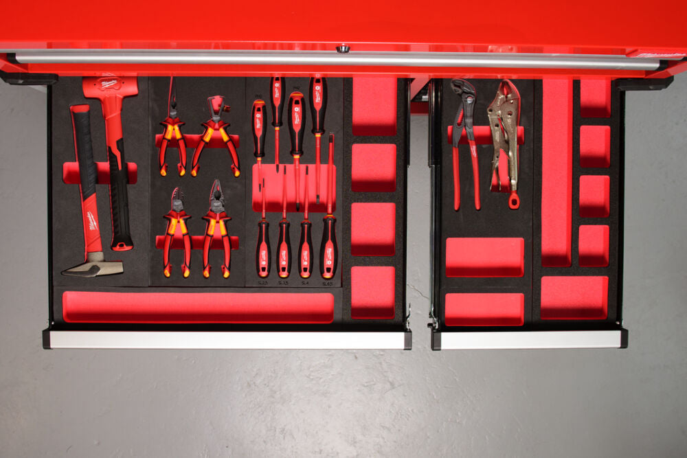 Milwaukee 4932493255 - Termoformato modulo morbido per cassettiere completo di pinze 