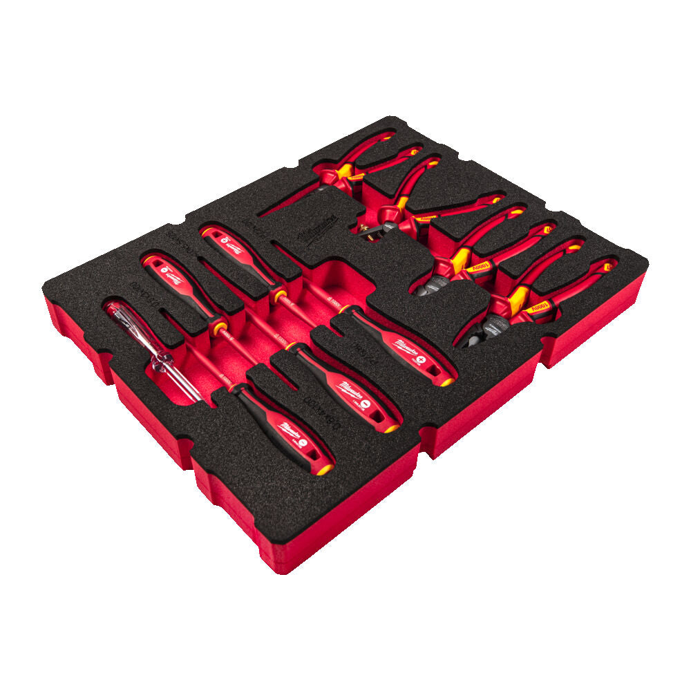 Milwaukee 4932493637 - Set di utensili isolati - 10 pezzi 