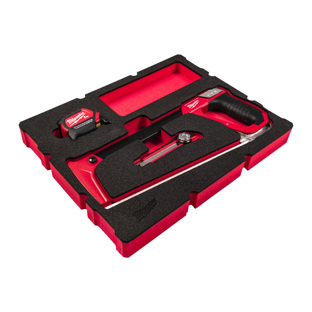 Milwaukee 4932493642 - Set di taglio e misurazione in termoformato per cassettiere Packout - 4 pezzi
