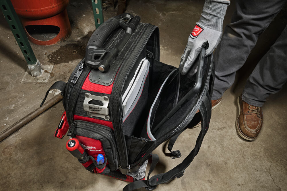 Milwaukee 4932498633 - Zaino rigido Packout borsa portautensili per attrezzi 