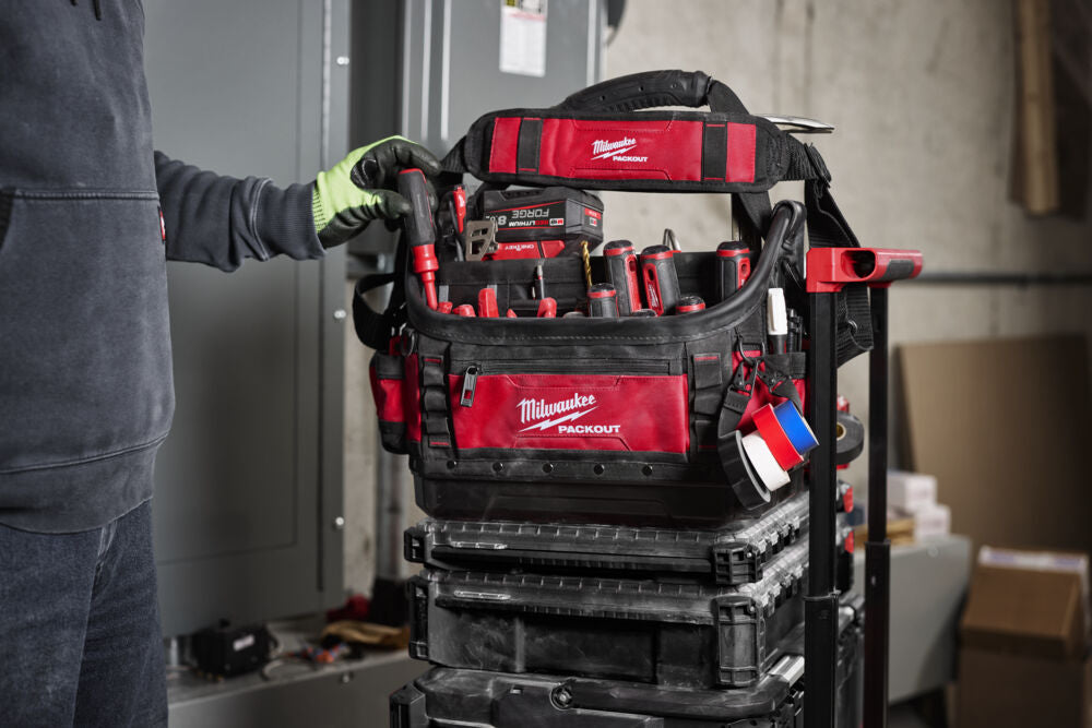 Milwaukee 4932498634 - Packout borsa portautensili aperta 38 cm 