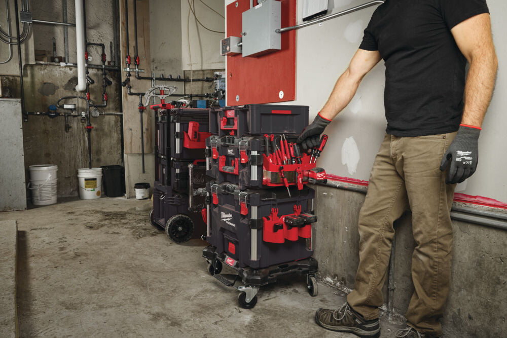 Milwaukee 4932498649 - Scaffale laterale per utensili lunghi per sistema Packout 
