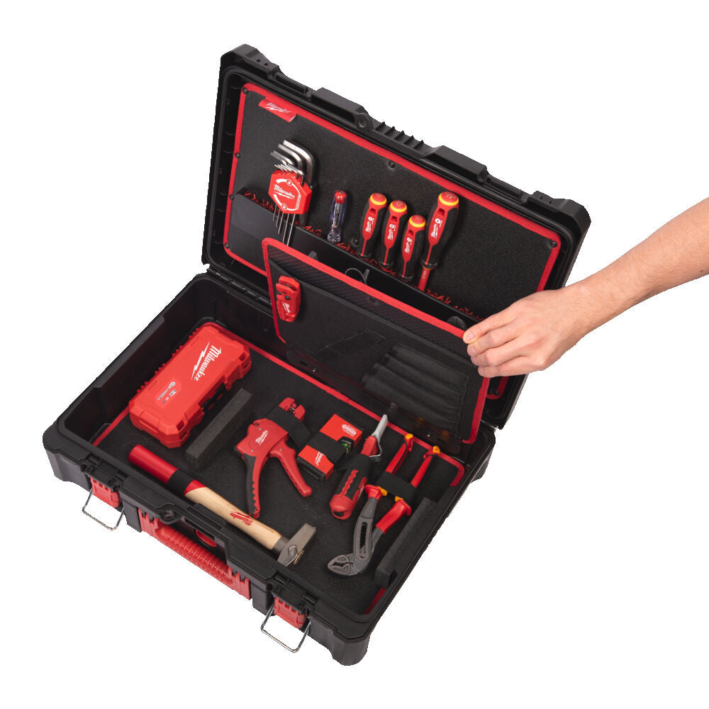 Milwaukee 4932499703 - Valigetta Packout per elettricisti - vuota 