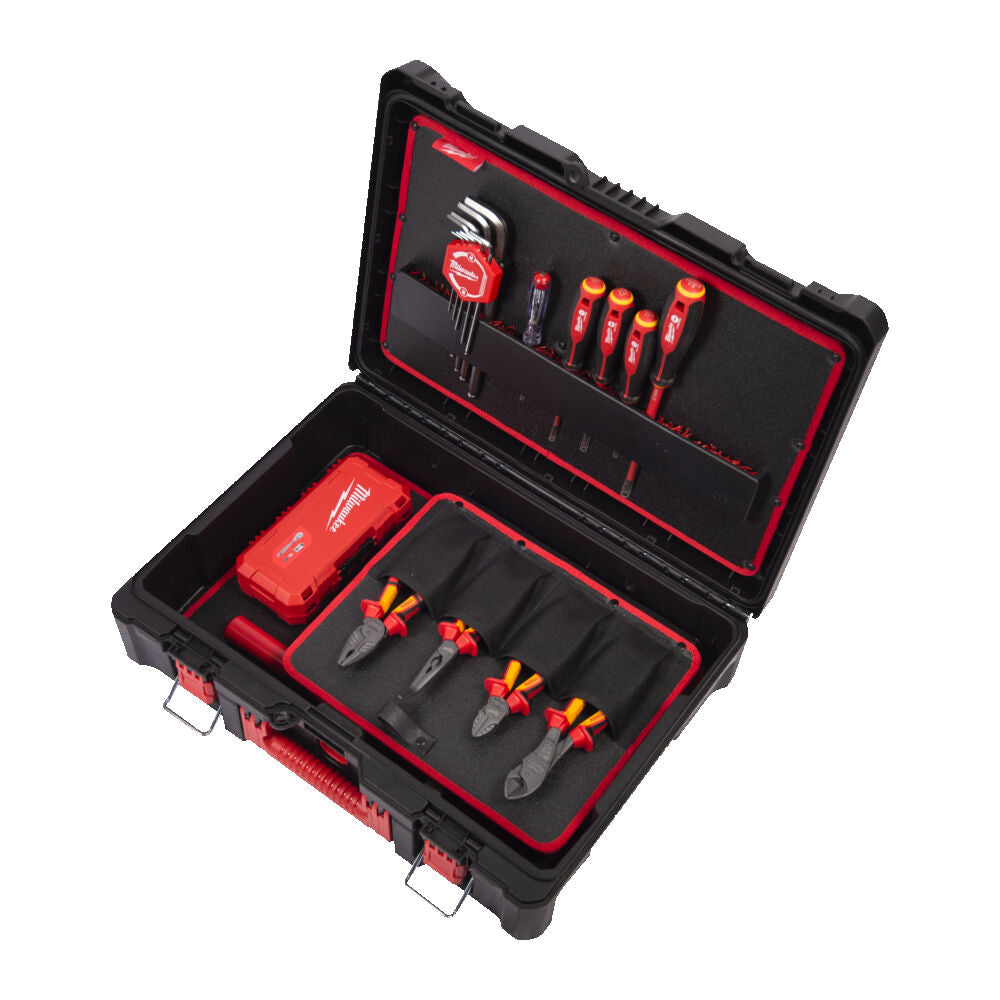 Milwaukee 4932499466 - Kit Packout per elettricisti - 62 utensili 
