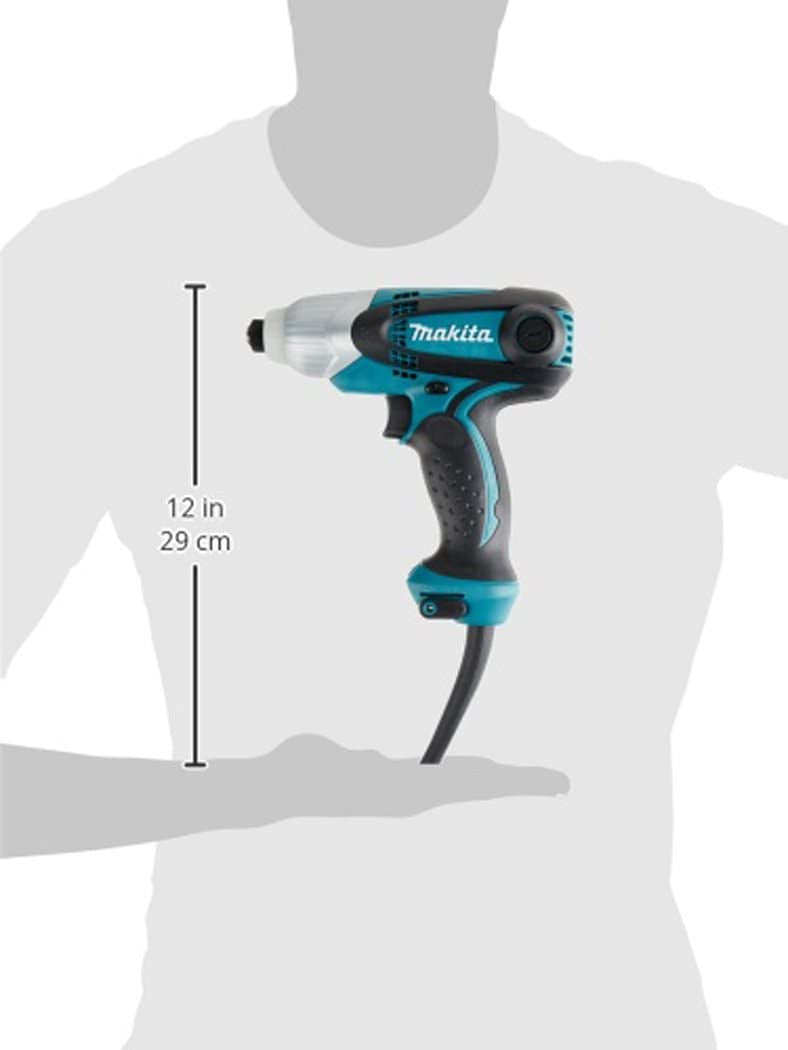 Makita TD0101F - Avvitatore a impulsi elettrico con attacco da 1/4"
