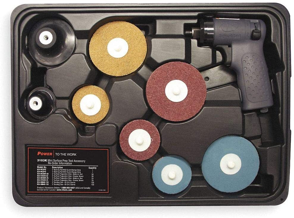 Ingersoll Rand 3103KA - Mini smerigliatrice angolare pneumatica, in kit