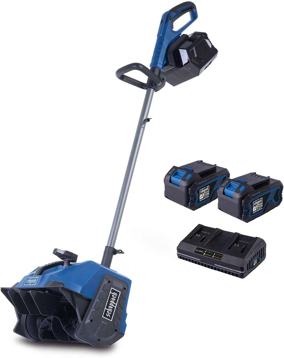 Scheppach BC-SNB410-X - Turbina spazzaneve a batteria 20V - 2 x 20V 