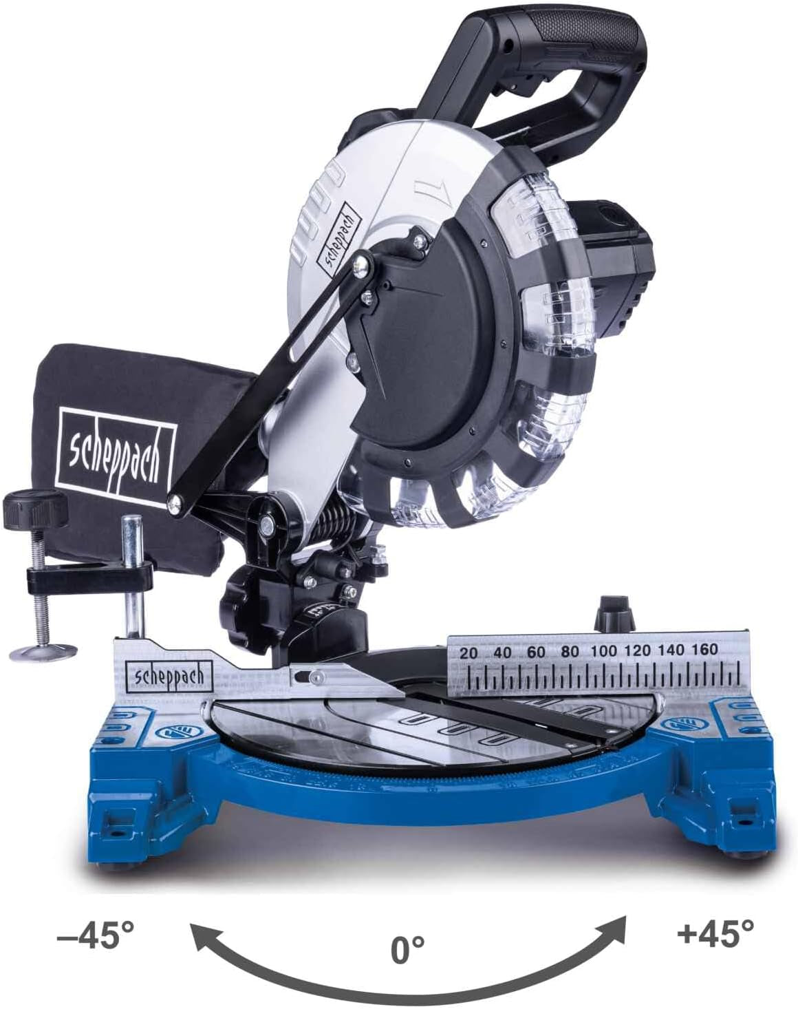 Scheppach HM210L - Troncatrice radiale per legno 1500W disco da 210 mm 
