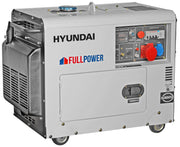 Generatore di corrente Silenziato Hyundai 65230 DHY8500SET 5,5 Kw costanti 220V/400V