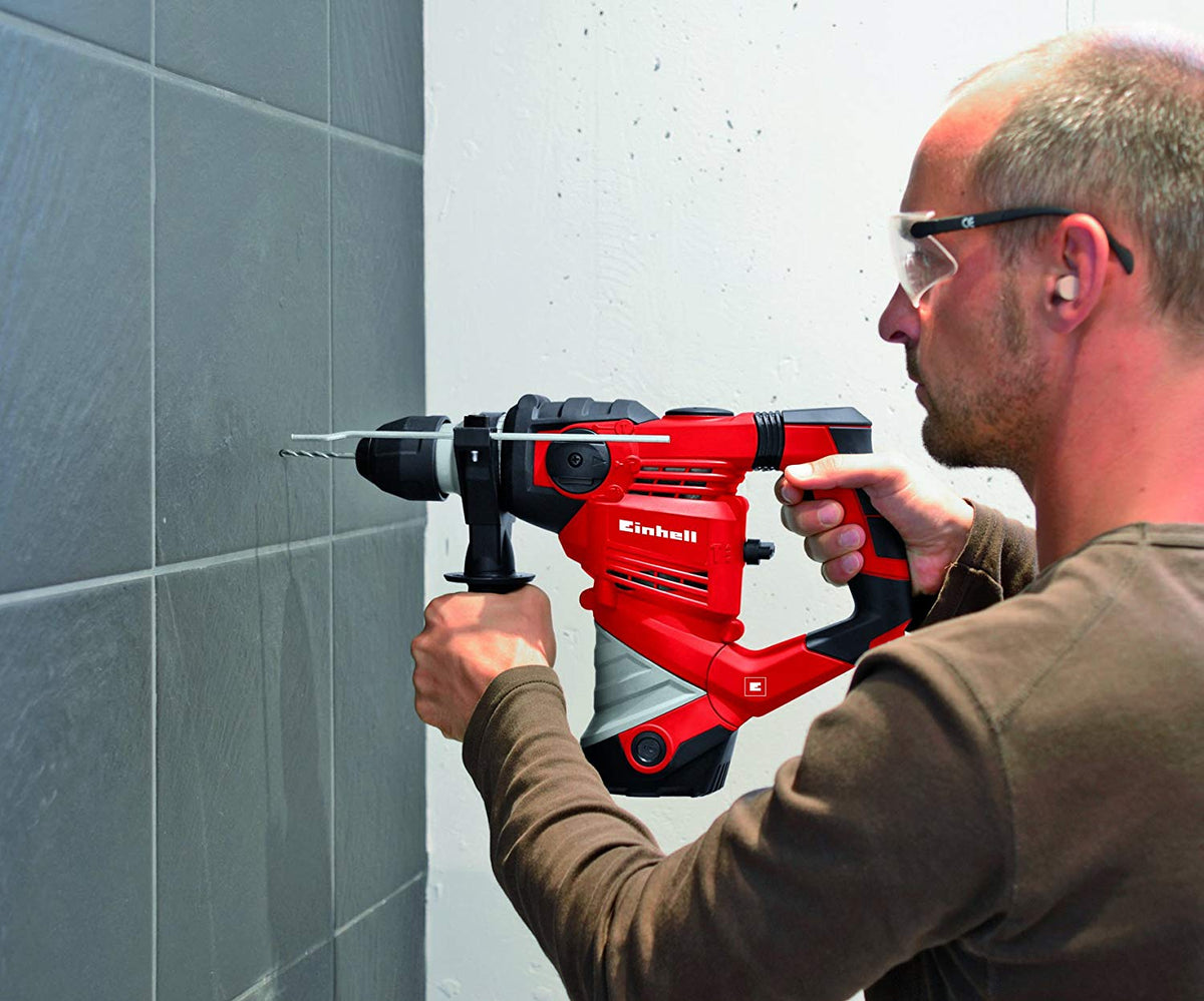 Einhell TH-RH 1600 - Trapano tassellatore 4 funzioni  220V con set 3 scalpelli e valigetta