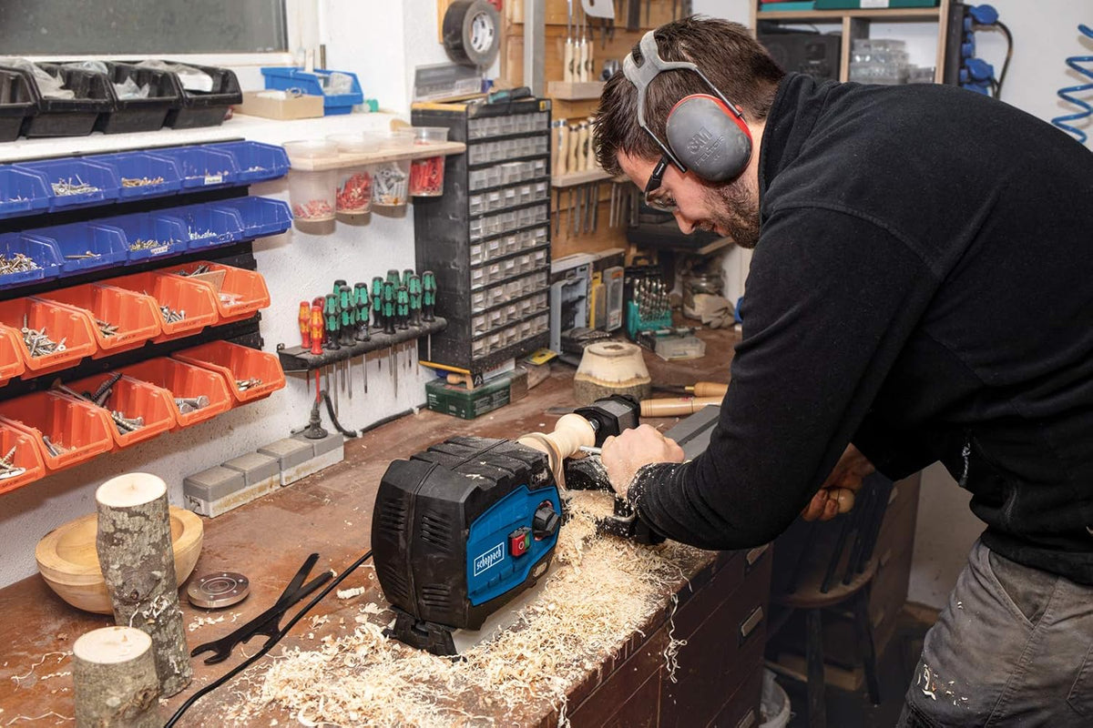Scheppach DM600Vario - Tornio da legno 