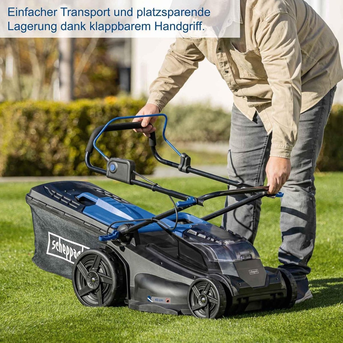 Scheppach Bc-Mp430-X - Rasaerba a batteria 2X20V - Taglio 43Cm 