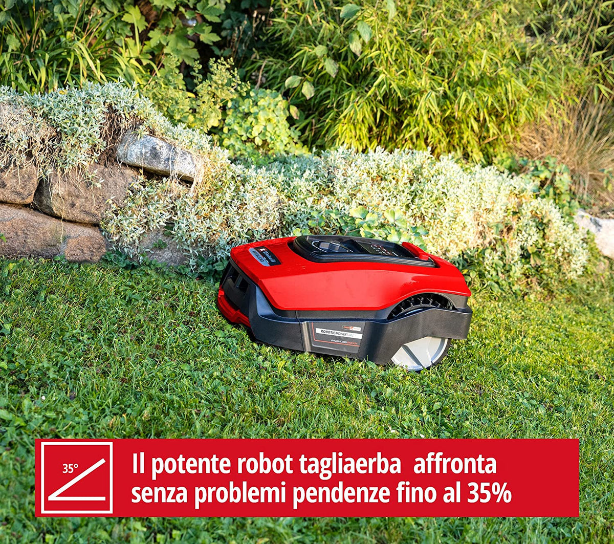 Einhell FREELEXO - Robot rasaerba tagliaerba a batteria 18V Power X Change, fino a 1100mq