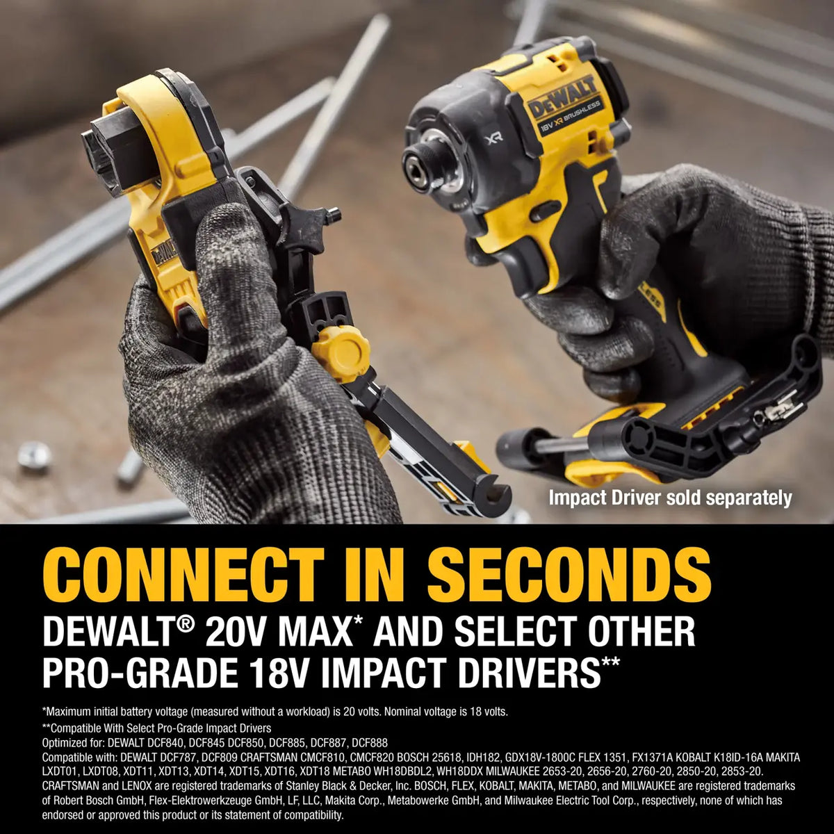 Dewalt DT20562-QZ Avvitatore per dadi asta filettata Impact Connect 1/4"