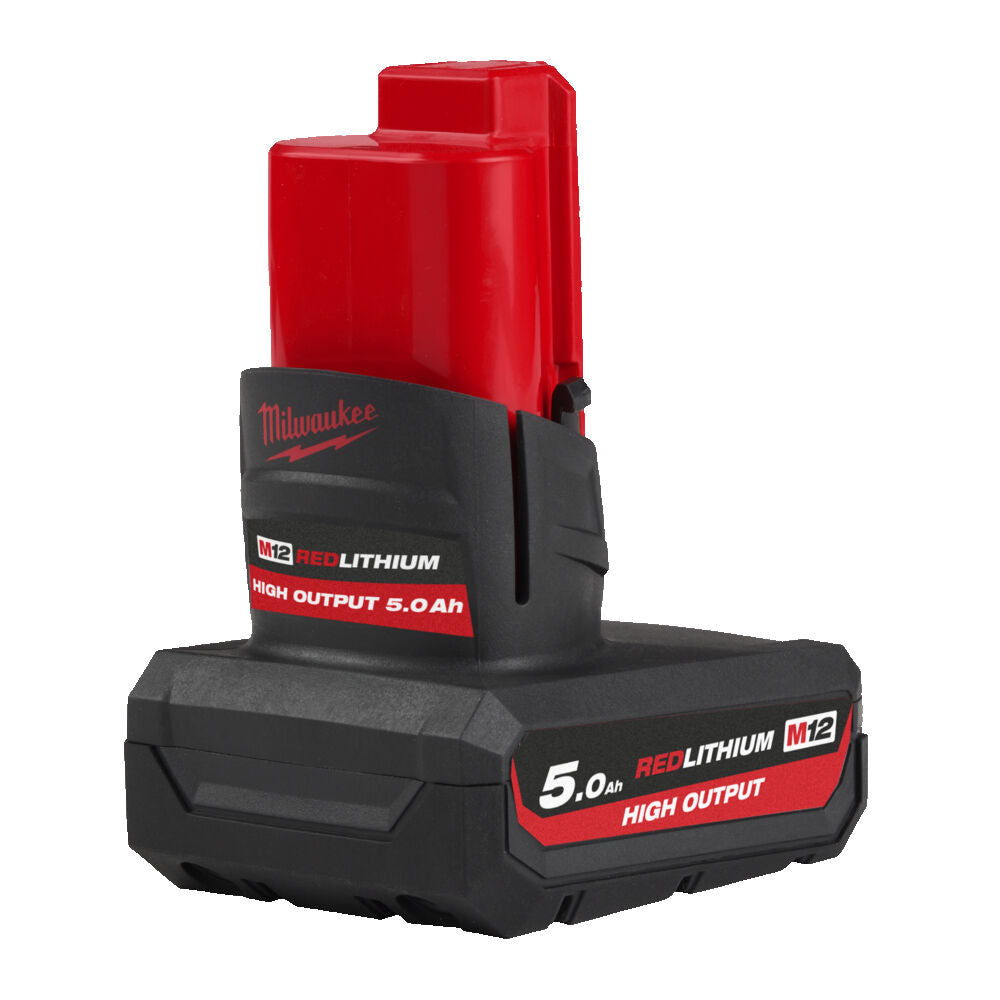 Milwaukee M12 FHS-251 - Elettrosega da potatura a batteria 12V FUEL - 1 x 2,5Ah + 1 x 5Ah alta potenza
