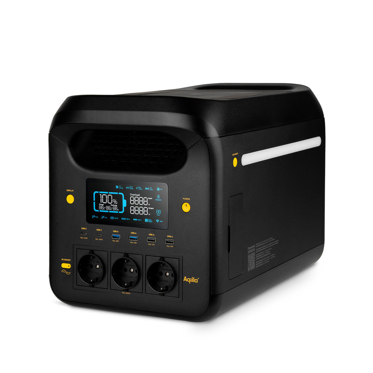 Aqiila Powerbird S1800V2 – Power station portatile 1800W con batteria LiFePO4