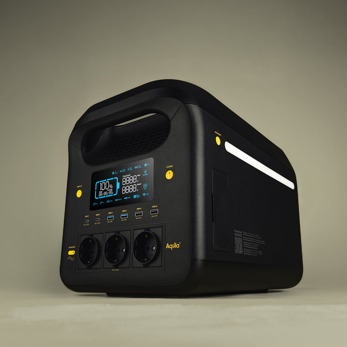Aqiila Powerbird S1800V2 – Power station portatile 1800W con batteria LiFePO4