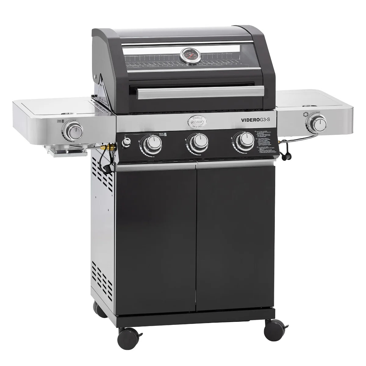 Rosle Videro G3-S VARIO+ 250530 - Barbecue a gas 17Kw - 30mbar - 3 Fuochi