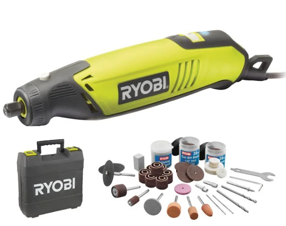 Ryobi EHT150V Utensile rotativo multifunzione a batteria 150W - 220V con 115 accessori
