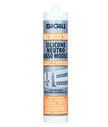 Silicone Basso Modulo SILCOFLEX 590 Grigio ML.300 Professionale