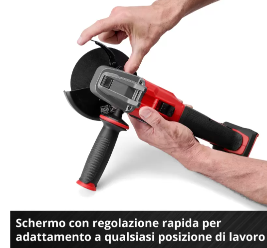Einhell AXXIO 18/125 Q 18V Smerigliatrice angolare max 125 mm a batteria , solo corpo macchina