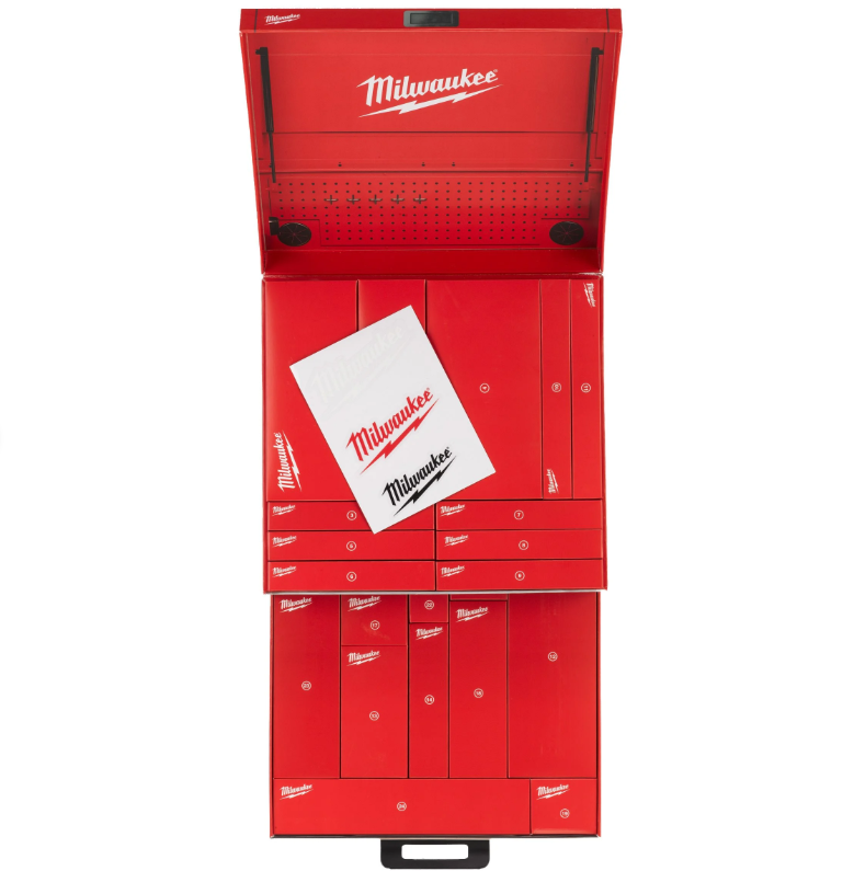 Milwaukee 4932501860 Calendario dell'Avvento Christmas Promo